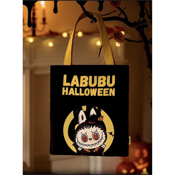 POPMART Labubu Halloween party series Canvas Bag - Glow in the dark